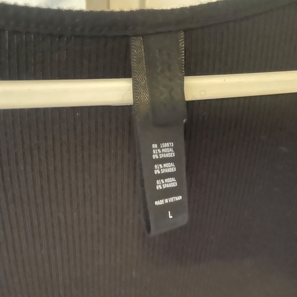 SKIMS soft lounge long sleeve dress ONYX sz L - Picture 4 of 5